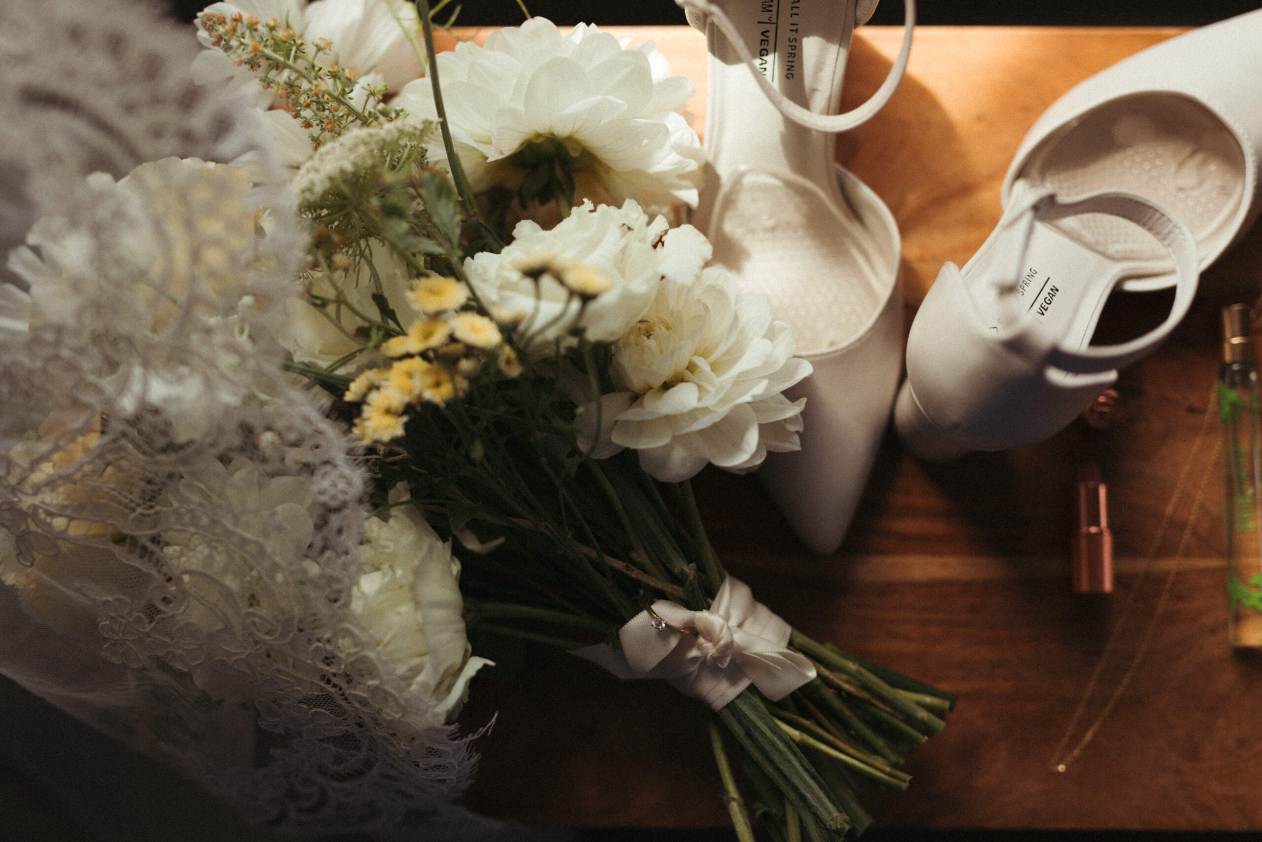 chic flatlay from ediorial wedding in ottawa ontario