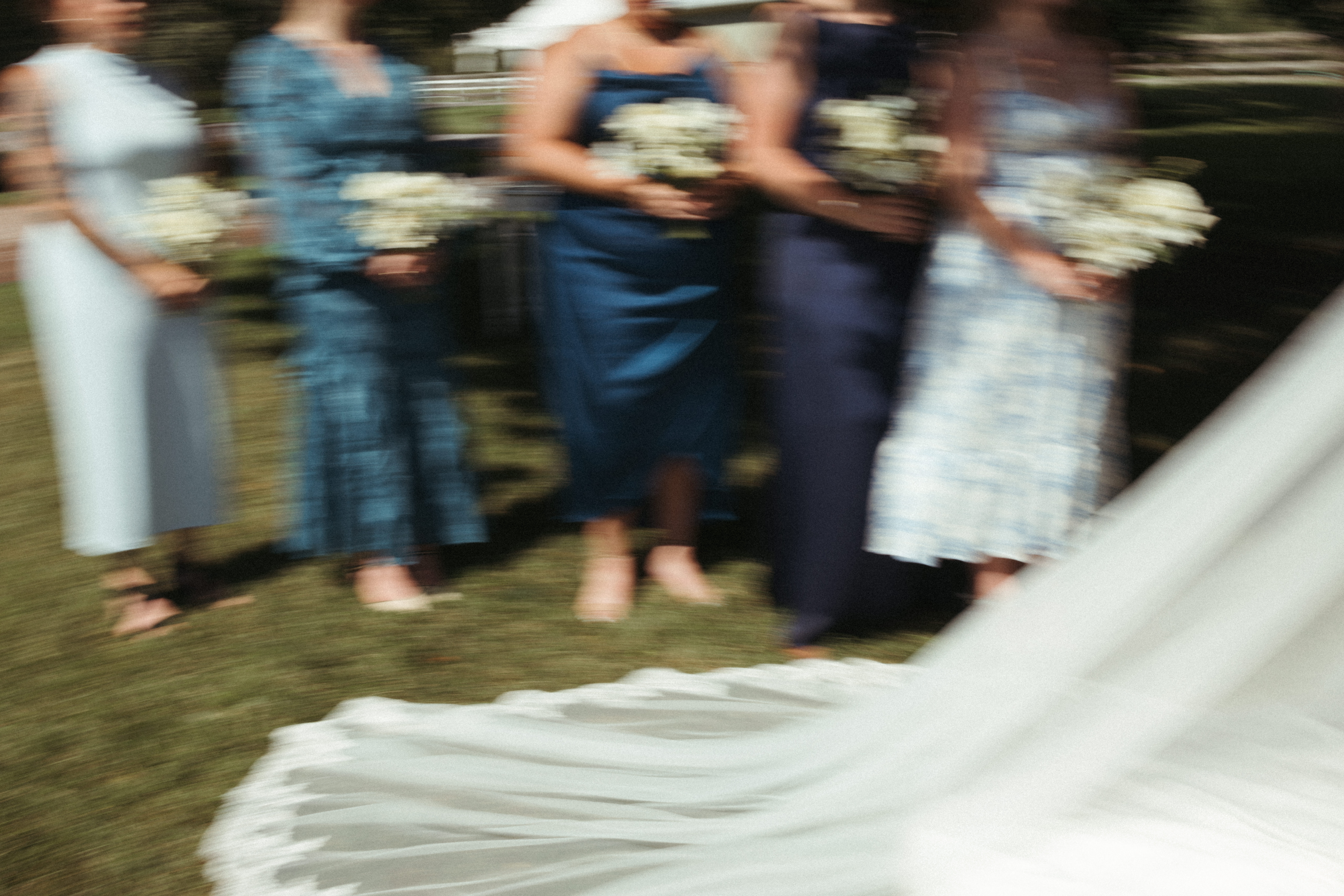 chic mix matched bridesmaids dresses 